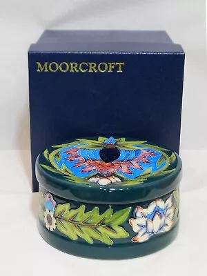 Moorcroft Saadian Lidded Box By Shirley Hayes. Firsts Quality. MIB • $252.84
