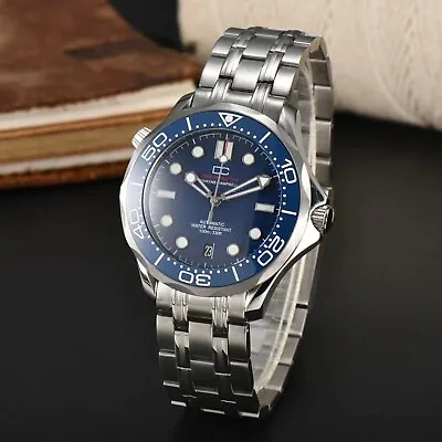 Dwayne Campbell Sea-Master NH35 Automatic Watch Men's Stainless Waterproof Diver • $100.08