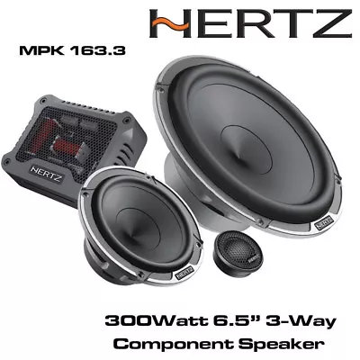 Hertz Mille Pro MPK 163.3 300Watt 6.5  3-Way Component Speaker Set • £499.99