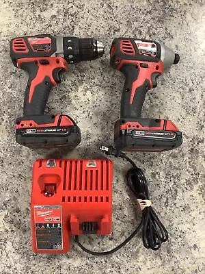 Milwaukee M18 2pc Drill Driver Impact Driver Set • $79.99