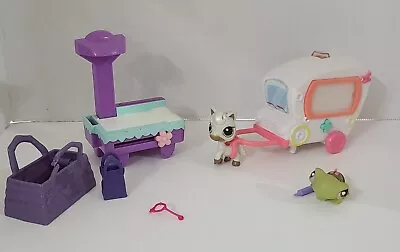 Lot Littlest Pet Shop Rescue Tails Center Ambulance X-ray Machine Pets Carrier • $19.79