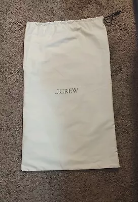 J. Crew Drawstring Dust Bag Cover Extra Large  15 X26  • $19