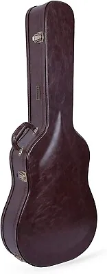 Crossrock Acoustic Dreadnought Guitar Case Vintage Arch-top Wooden Hardshell • $137.99