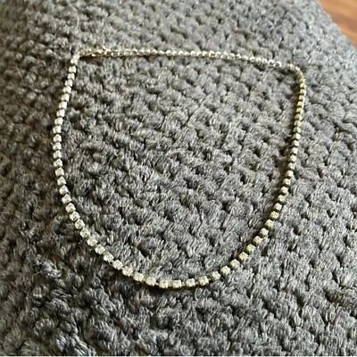 Macy’s Cubic Zirconia Choker Necklace • $17