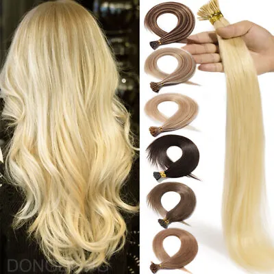 CLEARANCE I-Tip Stick Remy Human Hair Extension Pre Bonded Keratin Fusion Blonde • $36.80