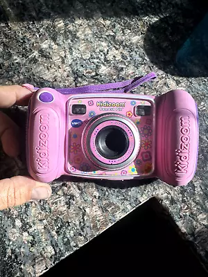 VTech KidiZoom Kids HD Video 2.0MP Mega Pixels Digital Camera Pix Pink Works  • $17