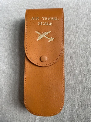 £10 • Buy Vintage Air Travel Scale In Leather Case. Fantastic Condition.