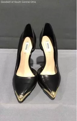 Vintage Guess 4  Black Leather Pumps Size 6M • $7.99