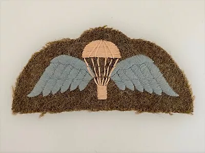 £49.50 • Buy WWII Style British Army Parachute / Paratrooper Cloth Jump Wings - Padded