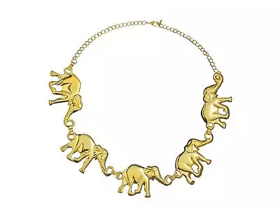 Elephant Necklace Jewellery One Size Adult Fancy Dress Accessory • £9.99