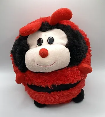 MushABelly Chatter Ladybug Leena Red Black Stuffed Plush 7.5  Talking Does Not W • $9.99