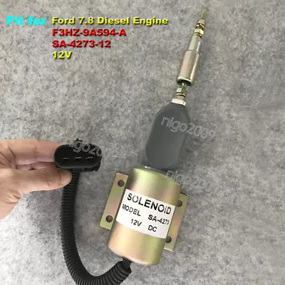 F3HZ-9A594-A Fuel Shut Off Solenoid Valve SA-4273 12V For Ford 7.8 Diesel Engine • $76.87