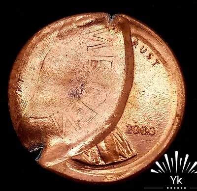 $225.99 • Buy 1c Lincoln Massive Mushroom Brockage Capped Die Mint Mistake Error One Of A Kind
