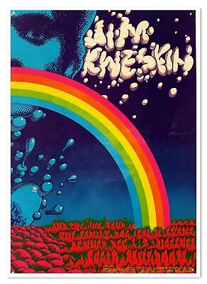Jim Kweskin FD-D13 Family Dog 1967 Rainbow Poster Rick Griffin Victor Moscoso • $59.44
