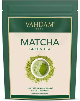 VAHDAM Matcha Green Tea Powder Superfood | Matcha Latte Mix For Smoothies • £30.35