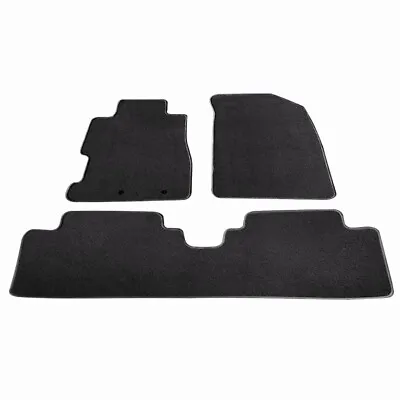 For 01-05 Civic & 02-05 Honda Civic Si Black Floor Mat Carpet Nylon Front Rear • $49.99
