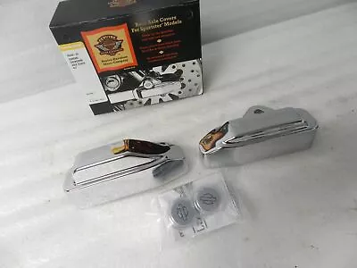 Nos New 2004 Harley Sportster Xl Chrome Swingarm Axle Cover Kit 45448-04 • $22.49