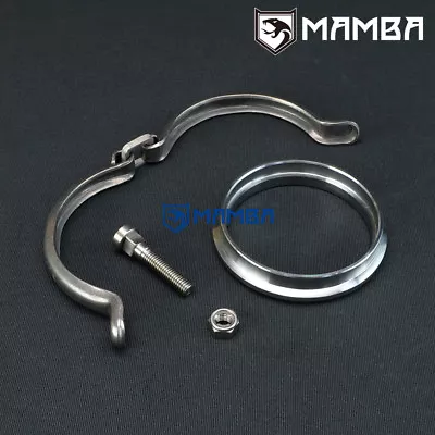 Garrett Stainless 3  V-Band Turbo Flange Adapter Ring + Clamp GT3076R GT3582R • $78