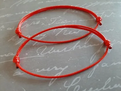 £2.99 • Buy 2 Red Kabbalah Strings Cords Buddhist Lucky Protect Karma Spiritual Bracelets  