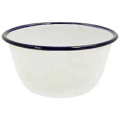 Falcon Enamelware Pudding Basin White 16cm 59516 • £8.56