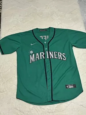 Ken Griffey Jr Seattle Mariners Green Jersey Mens Lg ONLY WORN ONCE • $39.99