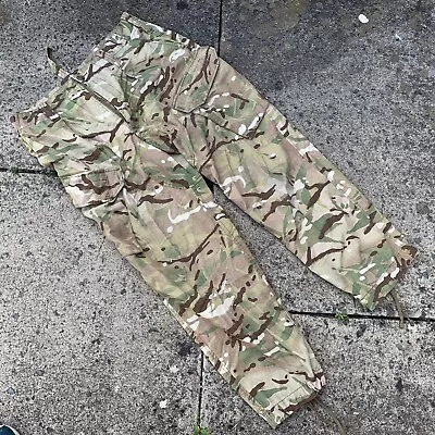 Genuine Army Surplus Issue MTP PCS Combat TrousersCamoflage Cargo Pants UK G2 • £14.99