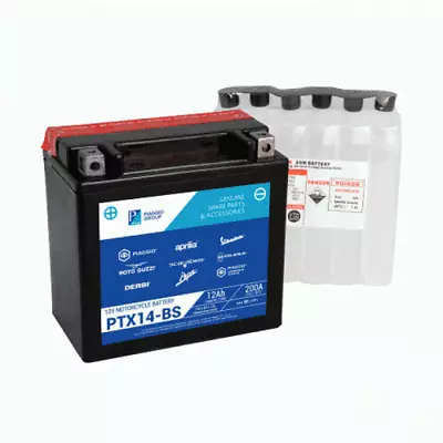 1R000319 ORIGINAL PIAGGIO PTX14-BS KAWASAKI VN800-ABC E Vulcan Cla BATTERY • £45.44