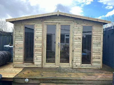 Shed Summerhouse Apex Garden Room Summer House Garden Office Cabin Workshop 16mm • £2240