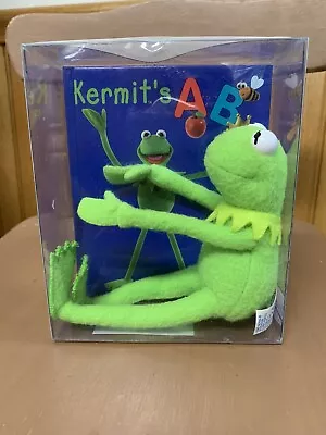 Vintage Kermit ABC Book & Bendable Kermit Doll NIB 1998 Applause Muppets Henson • $30