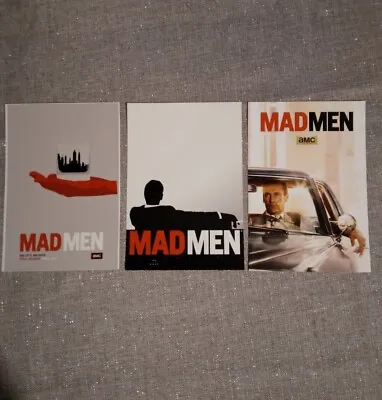 3x Mad Men Picture Print Bundle A6 Tv Show Art Poster Free P+p • £3.50