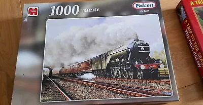 Jumbo Falcon De Luxe 1000 Piece Jigsaw  The Flying Scotsman • £5