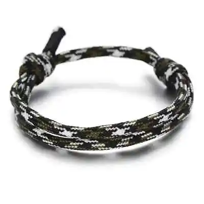 Adjustable Colorful Paracord Rope Bracelet For Men Women  • $11.50