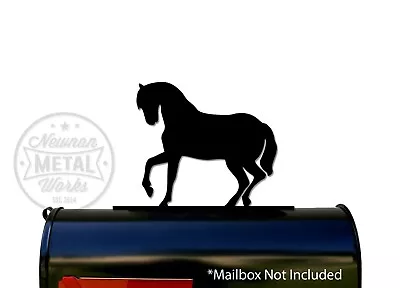 Horse Silhouette - Metal Mailbox Topper / Sign - Hardware Included • $35