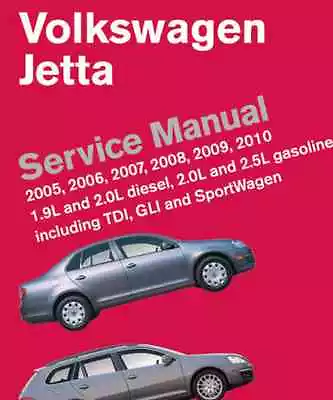 2005 2006 2007 2008 2009 2010 Volkswagen Jetta Service Shop Manual NEW  • $169.95