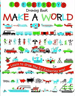 Ed Emberley's Drawing Book: Make A World (Ed Ember... By Emberley Ed 0316789720 • $6.17