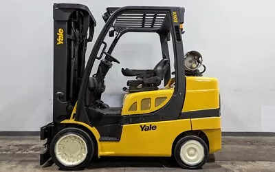 2016 Yale Glc080vx 3 Stage 8000lb Cushion Lpg Forklift Stk 14114 • $27950