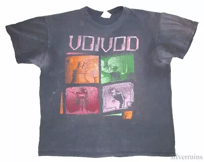 Voivod Vintage T Shirt 1989 Nothingface Tour Concert Cities 80's Away Art • $200