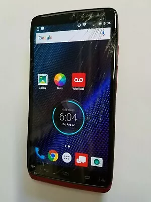 Verizon Unlocked Motorola Droid Turbo Red 32GB Android GSM Smartphone Cellphone • $59