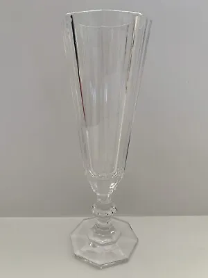 VILLEROY BOCH CHARLESTON FLUTED CHAMPAGNE CRYSTAL GLASS 7” Tall • $32.50