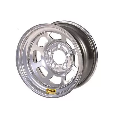 Bassett 47SN4S 14X7 D-Hole 5x100 Mm 4 In. Backspace Silver Wheel • $117.99