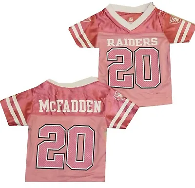 Oakland Raiders Darren McFadden Toddler Pink Girls Jersey New Tags • $6.60