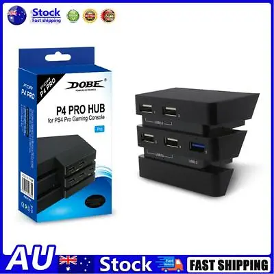 $15.66 • Buy AU 5 Ports USB Hub 3.0 & 2.0 Game Console Extend USB Adapter For PS4 Pro Conso