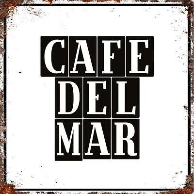 Retro Cafe Del Mar IBIZA Beach Dance INSPIRED Pub Shed Bar Man Cave Metal SIGN • £5.99