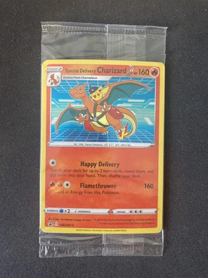 $99.99 • Buy Special Delivery Charizard SWSH075 Pokemon Card Promo Pikachu Sealed Mint
