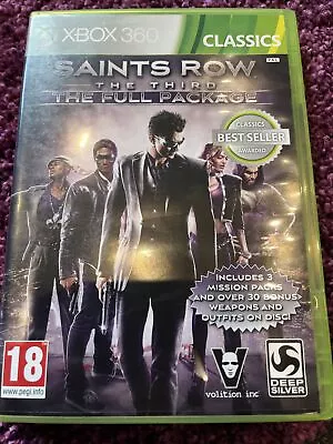 Saints Row The Third: The Full Package For Xbox 360 - UK - FAST DISPATCH • £5.99