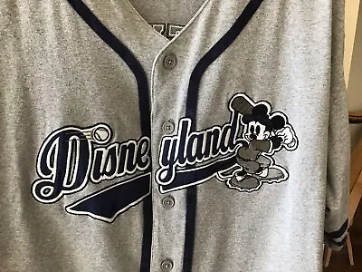 Disneyland Mickey Mouse Baseball Jersey Vintage 1990s • $75