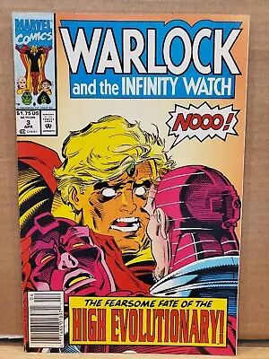 Warlock And The Infinity Watch #3 (1992) Newstand Copy Marvel Comics • $1.99