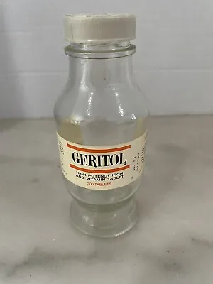 Vintage Geritol Glass Bottle • $10