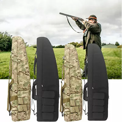 39  47” Long 600D Soft Padded Tactical Gun Case Bag Assault Rifle Pistol Storage • £22.91