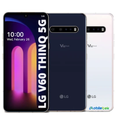 $188 • Buy LG V60 ThinQ 5G BELL MOBILITY UNLOCKED 6.8  Smartphone - GOOD